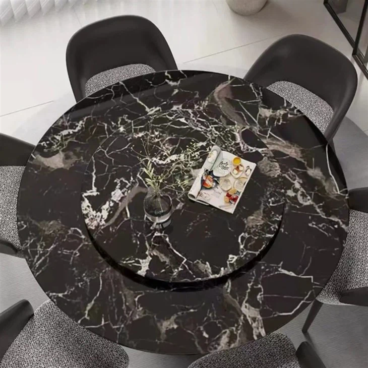 Black Rose Marble Table